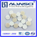 20*3mm natural PTFE white silicone septa for 20mm aluminum cap